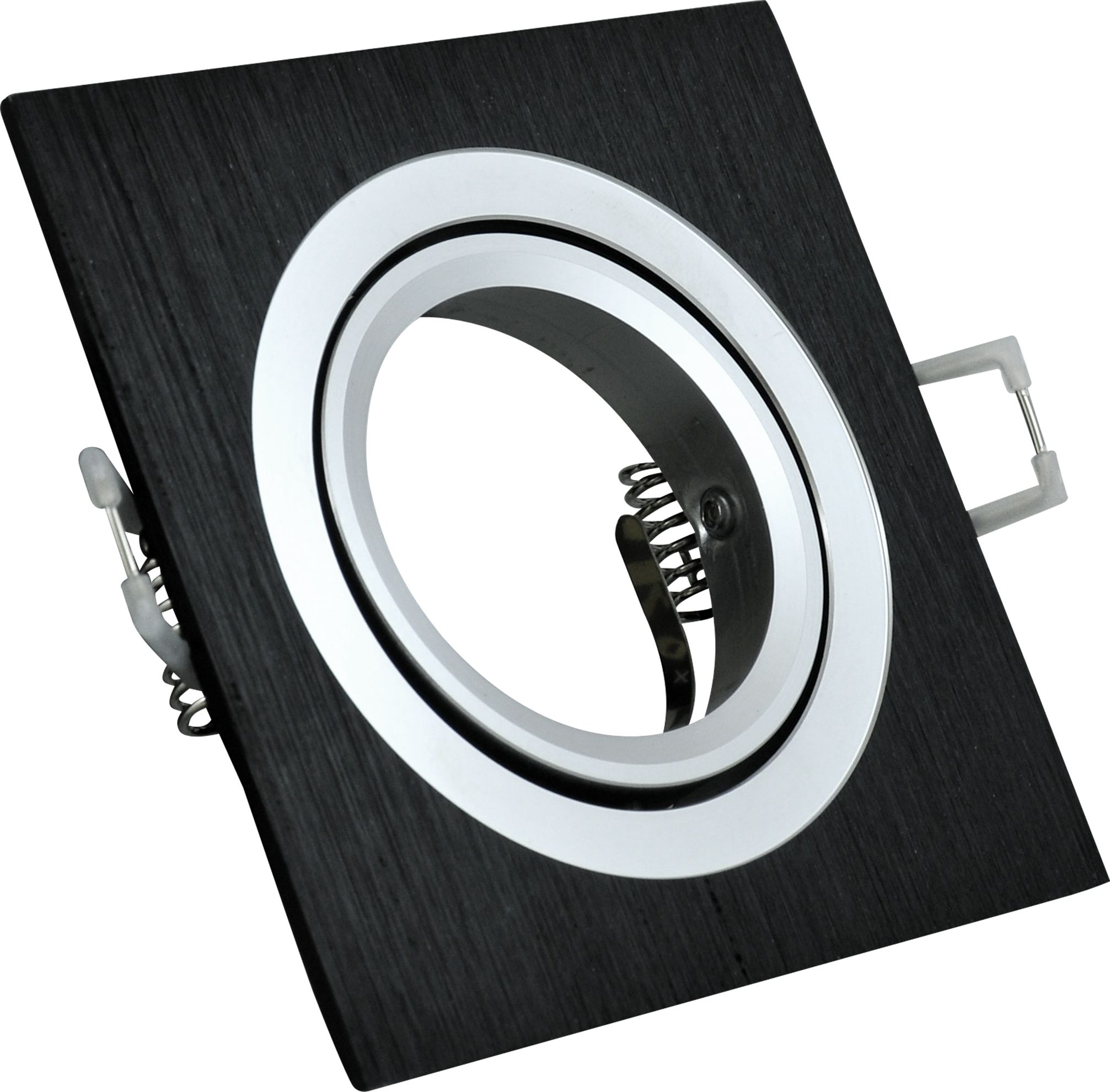 Polux Wpust podtynkowy kwadratowy czarny Polux SOUTH 302090