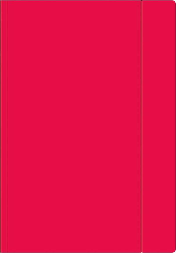 Interdruk Teczka z gumką A4+ Fluo malinowa (10szt)