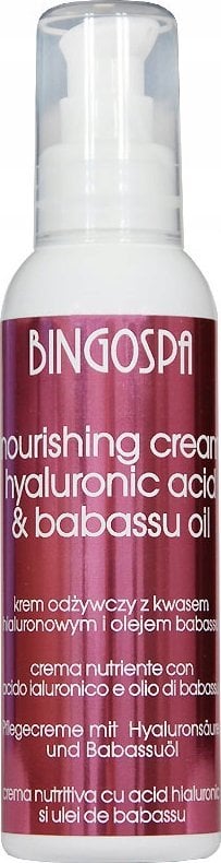 BINGO SPA Krem odżywczy z kwasem hialuronowym 135g