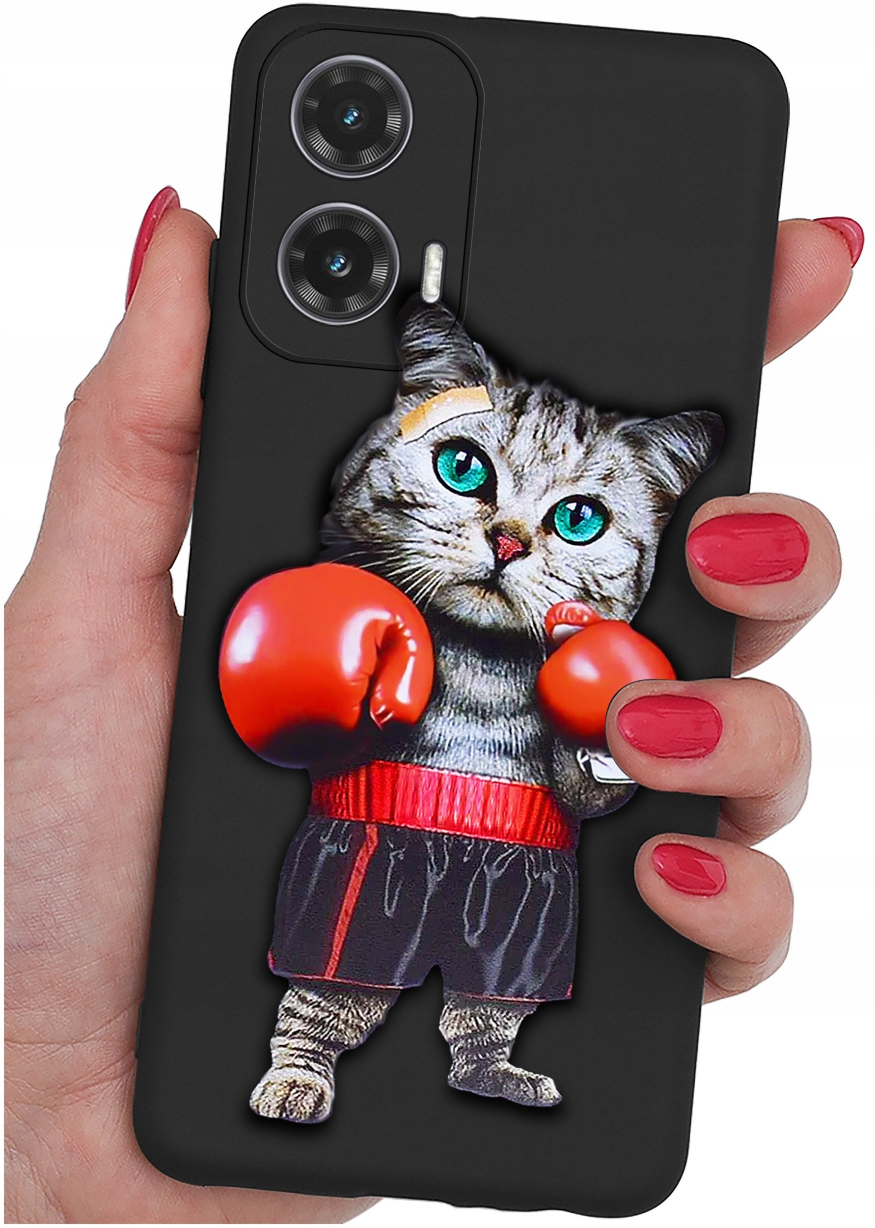 Etui do Motorola Moto G35 5G WZORY |SILIKONOWE MATT CASE + SZKŁO 9H