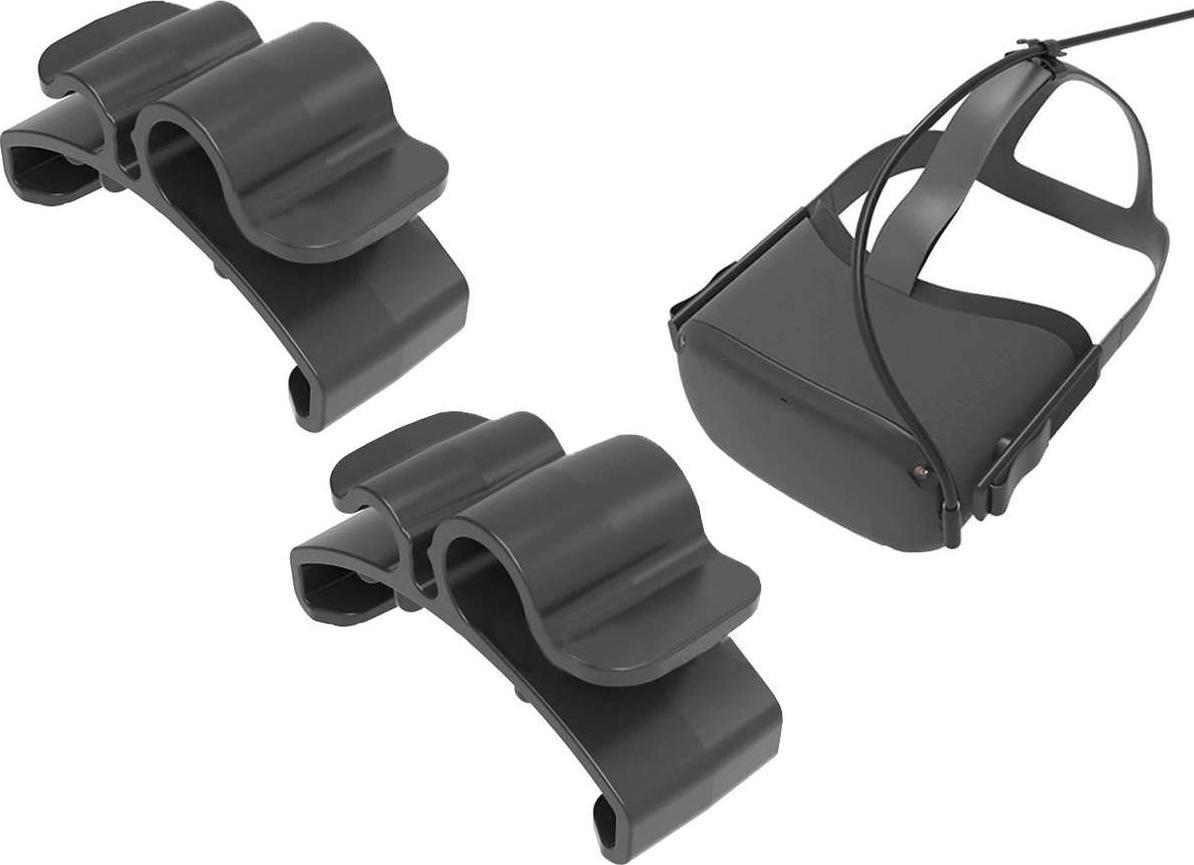 Alogy Zaciski do kabli przenośny klips 2x organizer Alogy do Oculus Quest