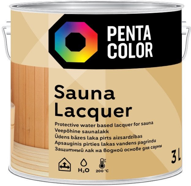 Pentacolor ACRYLIC LACQUER PENTACOLOR SAUNA 3 L