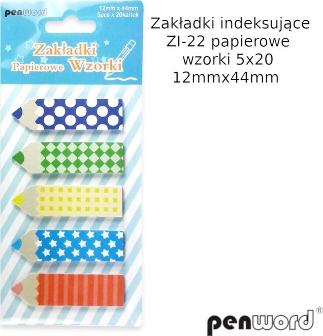 Polsirhurt Zakładki indeksujące ZI-22 Papierowe wzorki