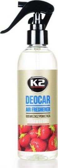 K2 DEOCAR Odświeżacz powietrza, Strawberry, 250 ml