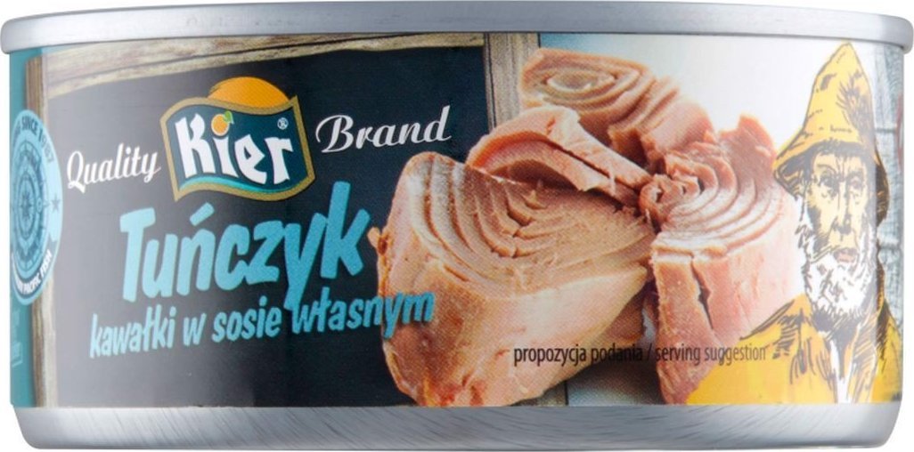KIER Kier Tuńczyk kawałki w sosie własnym 170 g