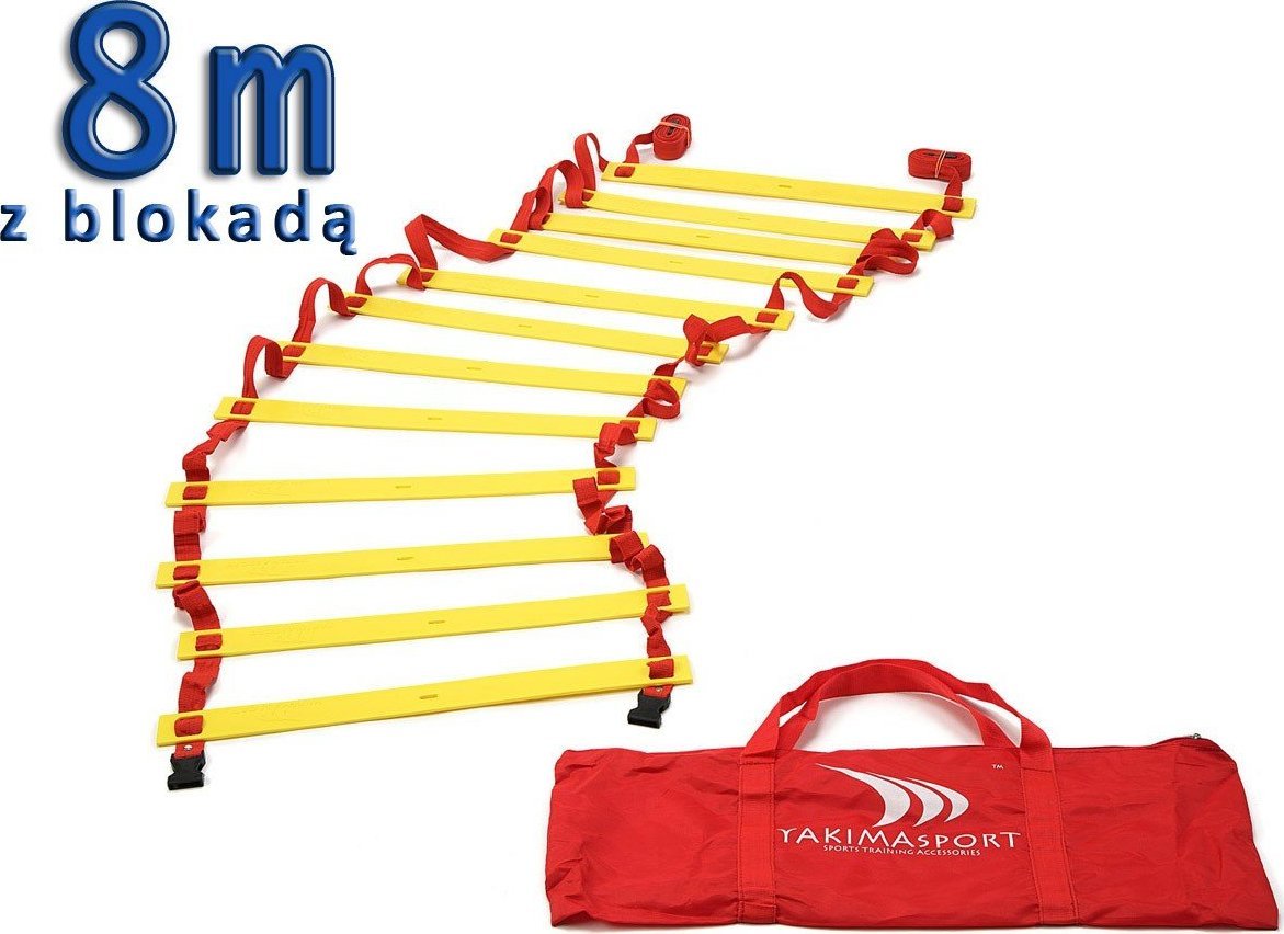 YakimaSport Drabinka koordynacyjna 8 m z blokadą szczebli