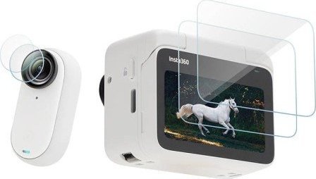 SunnyLife Ochronne szklo Sunnylife na ekran i obiektyw do Insta360 Go 3