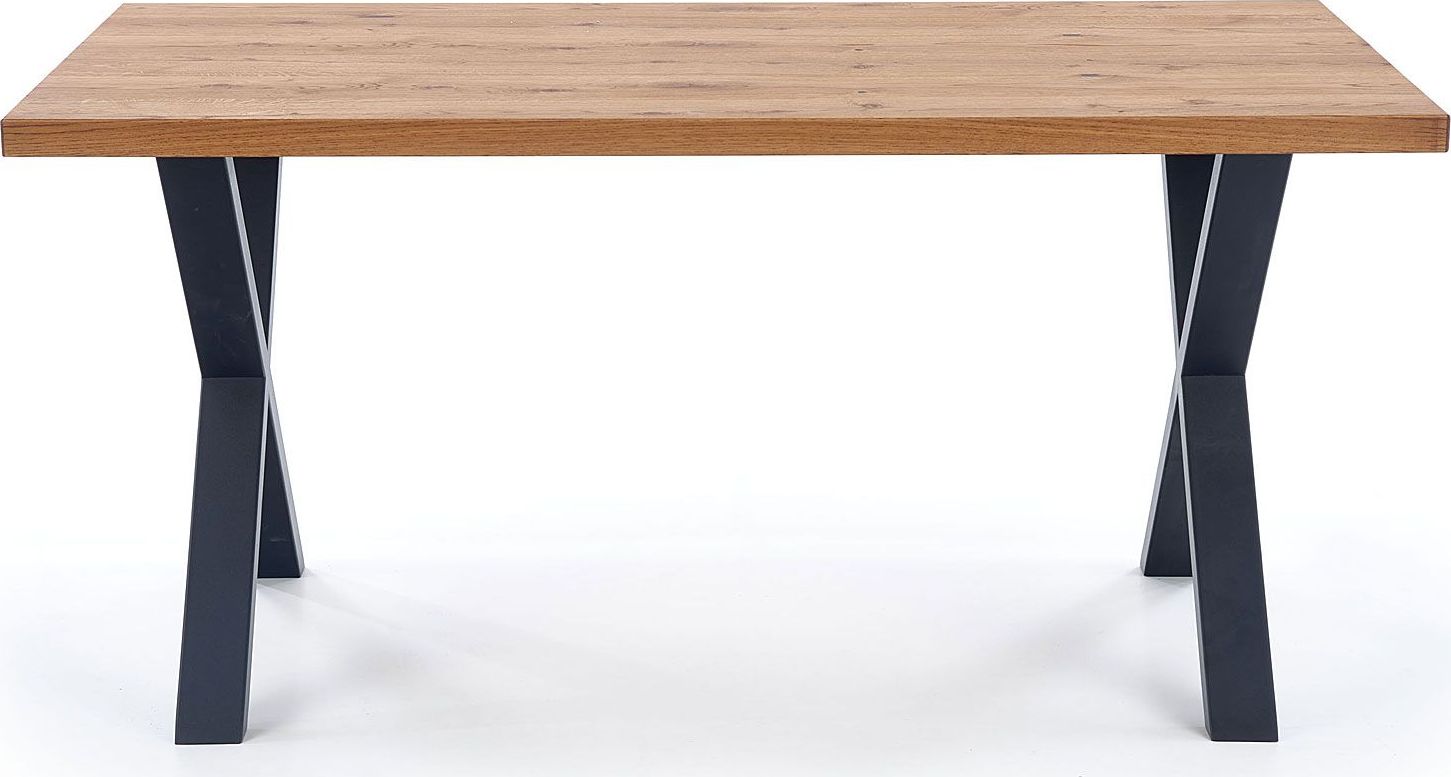 Elior Duży drewniany loftowy stół rozkładany Pedro