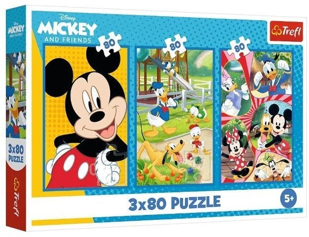 Trefl Puzzle Ekipa Myszki Miki 3x80 elementów