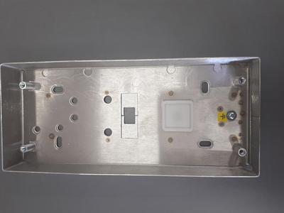 ACO ACO CDN-P-S NT Ramka natynkowa mała CDN z daszkiem, do CDNP5/6, CDNC/B, CDNA, stal kwasoodporna