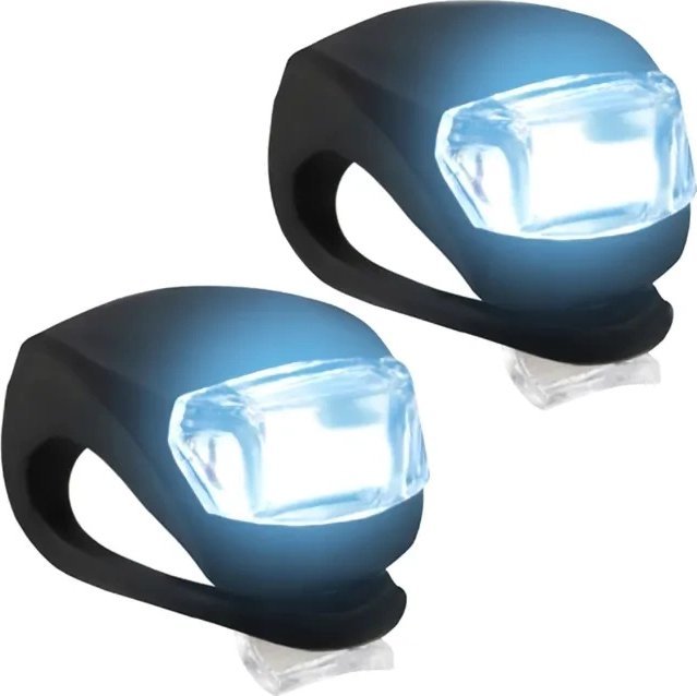 Lampka rowerowa 2x silikonowe