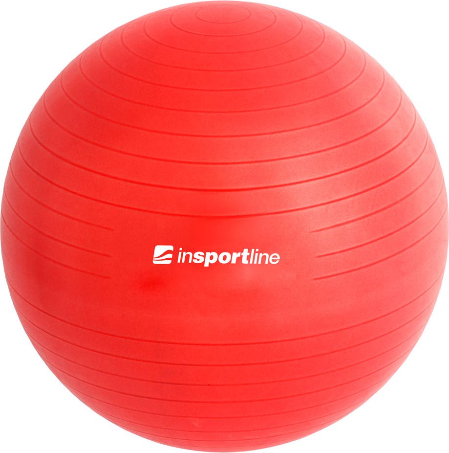 inSPORTline Piłka gimnastyczna Top Ball 65 cm Kolor Czerwony (3910-2)