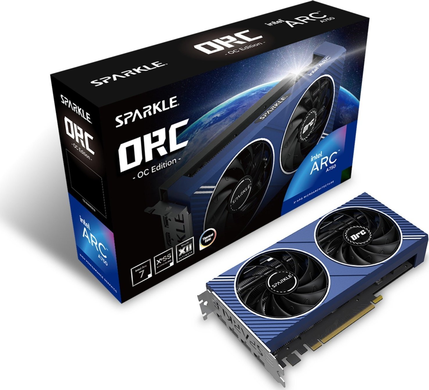Karta graficzna Sparkle Arc A750 Orc OC Edition 8GB GDDR6 (SA750C-8GOC)