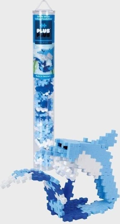 Plus Plus Plus Plus Klocki tuba Delfin 100 elementów 4113 DANTE