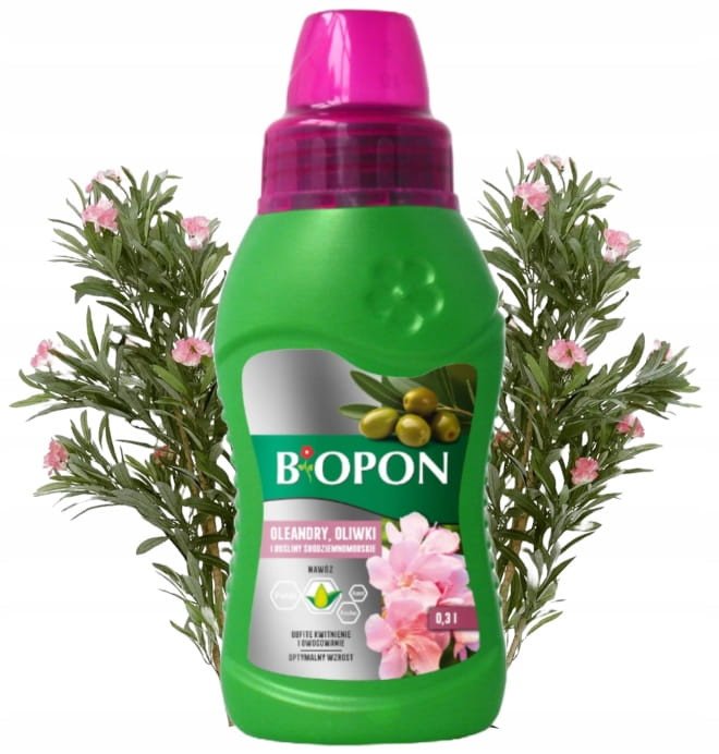 Biopon - Nawóz odżywka do Oleandrów Oliwek Roślin Śródziemnomorskich 0,3L