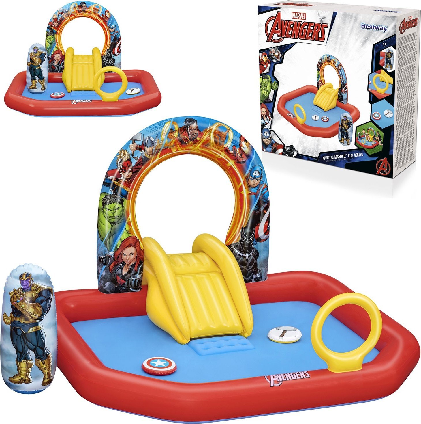 Bestway Plac zabaw dmuchany Avengers 211 x 198 x 125 cm Bestway 98800