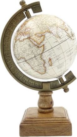 Giftdeco Globus Amundsen na podstawie drewnianej