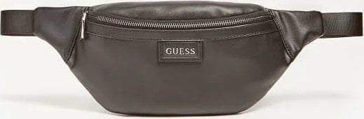 Guess, Kidney, Textile Fanny Pack, Trouse Pouche, Black, 21/30 x 15 x 7.5 cm, For Men For Men