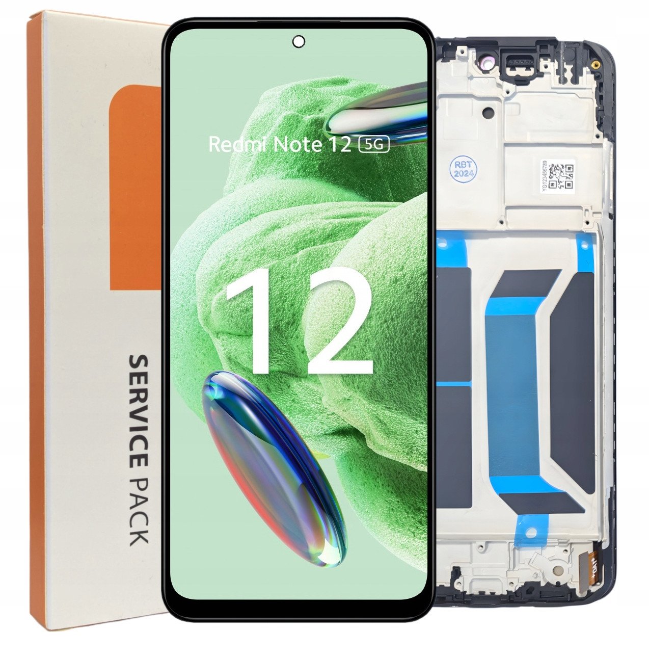 ORYGINAŁ WYŚWIETLACZ EKRAN LCD DO XIAOMI REDMI NOTE 12 5G RAMKA 22111317I