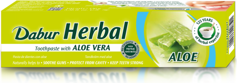 Dabur Ziołowa pasta do zębów z aloesem bez fluoru i parabenów 100ml