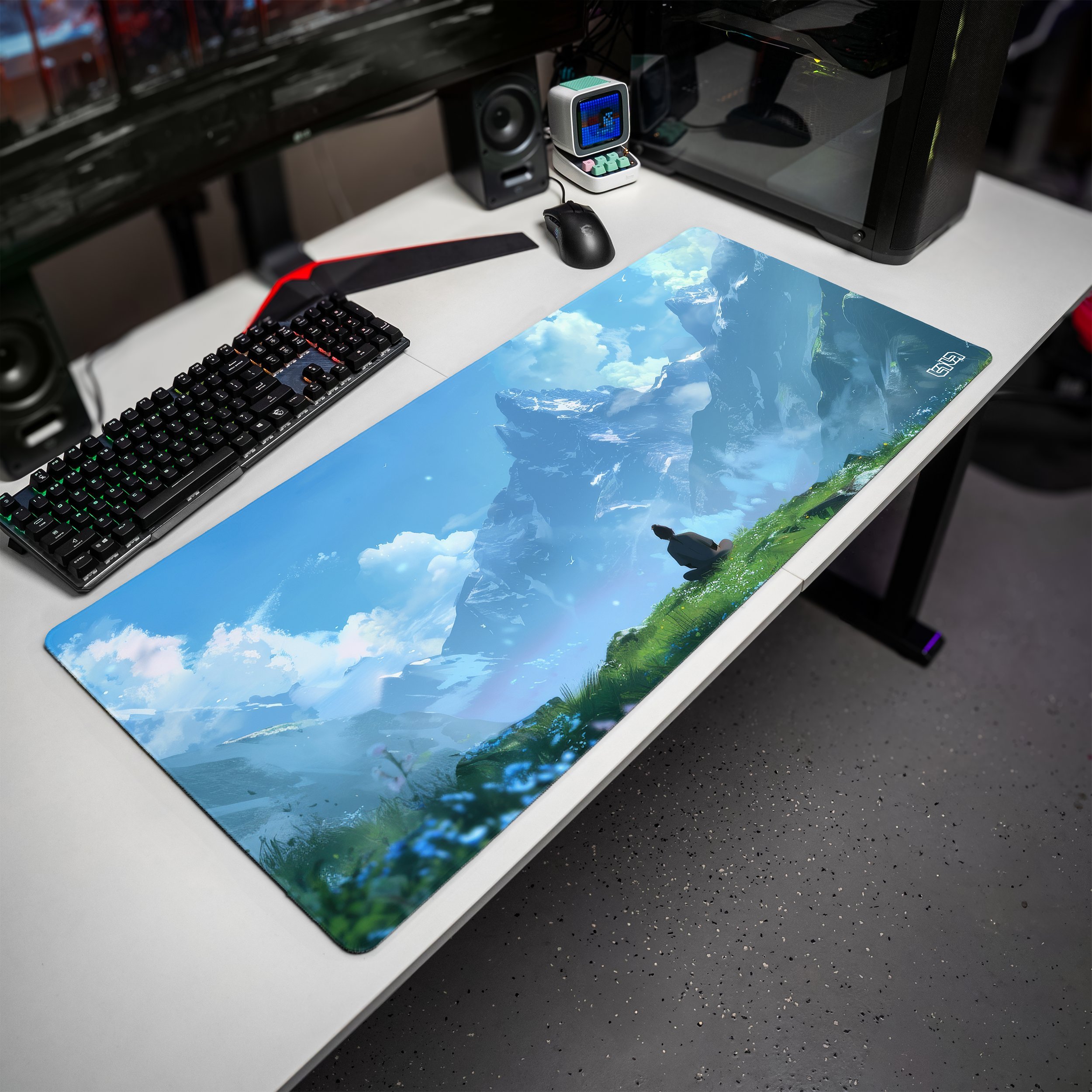 Podkładka Tilt DUŻA PODKŁADKA POD MYSZKĘ Górska Medytacja 90x40 TILT Wytrzymała Prezent