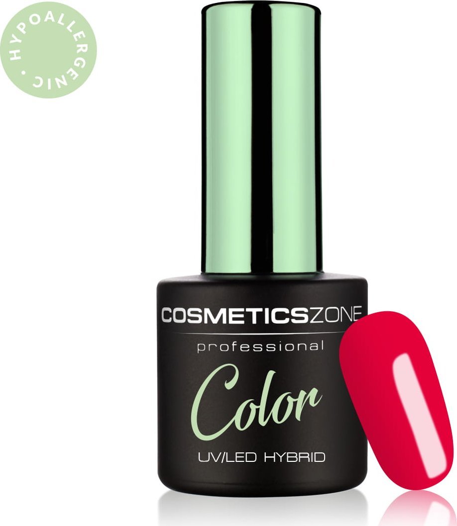 Cosmetics Zone Lakier hybrydowy hipoalergiczny malinowy róż 7ml Always Proud 767