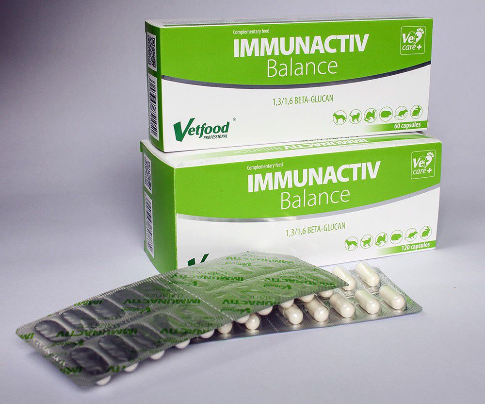 Vetfood Immunactiv Balance blister 120 kaps.