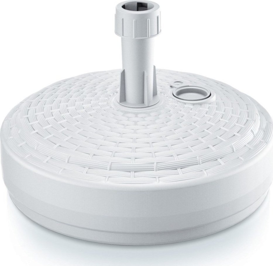 Prosperplast Podstawa do parasola okrągła ratan biała