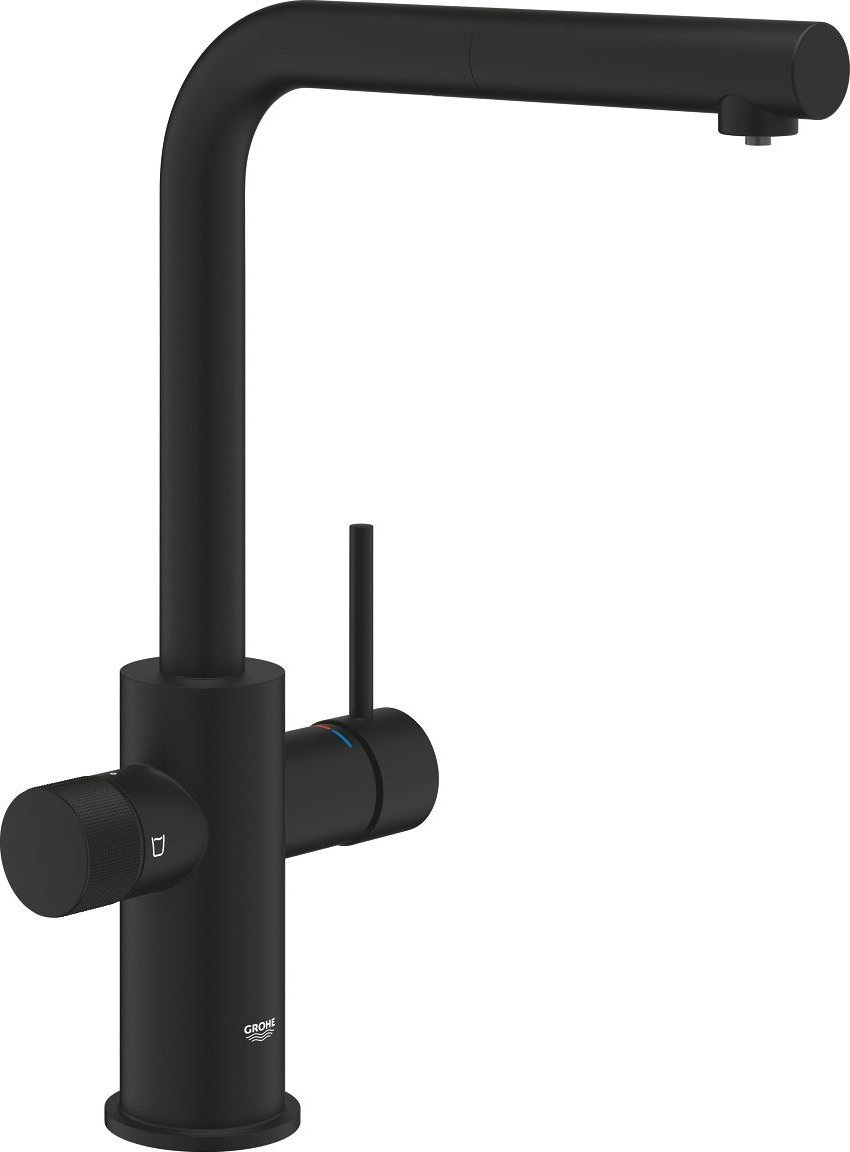 Bateria kuchenna Grohe GROHE 30590KF0 BLUE PURE MINTA BATERIA FILTRUJĄCA Z WYCIĄGANĄ WYLEWKĄ