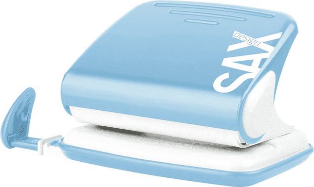 Dziurkacz SAX Design 318 20 kartek Jasnoniebieski (ISAXD318-15)