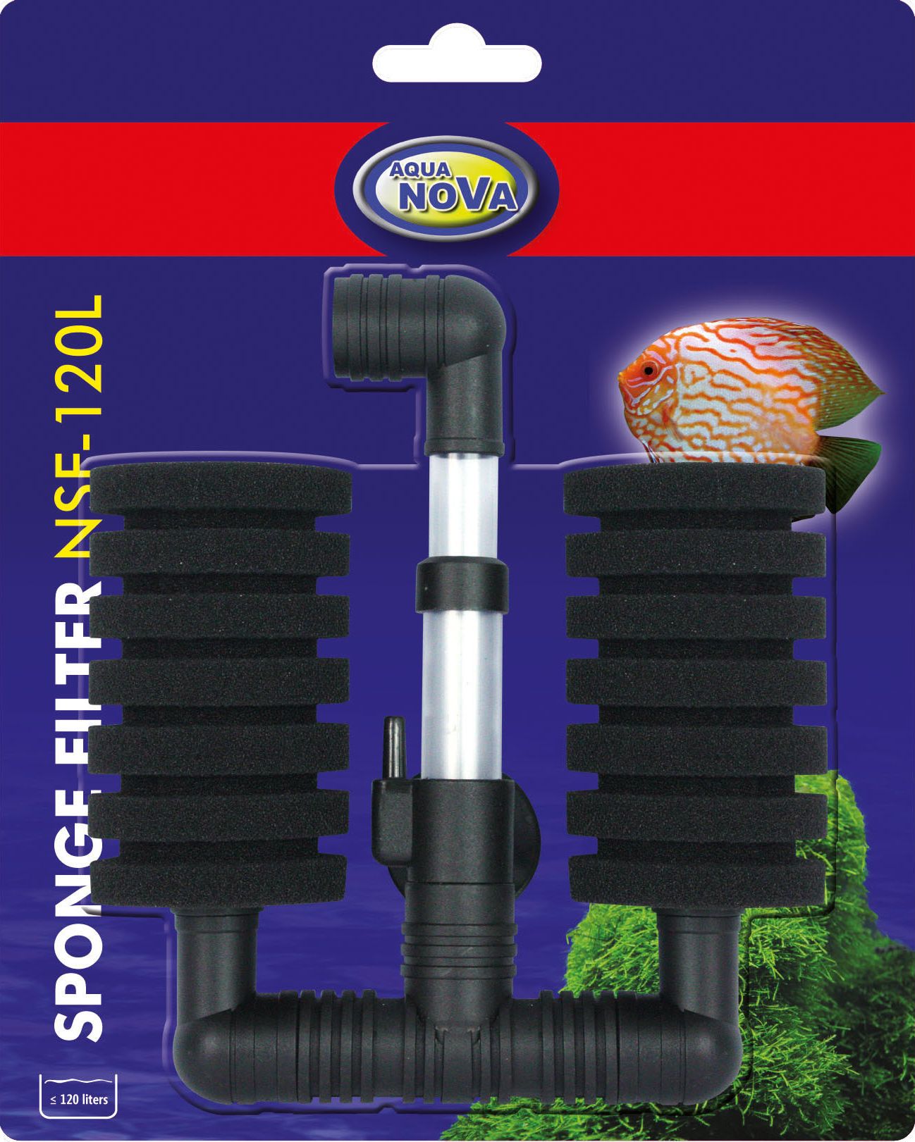 Aqua Nova AQUA NOVA NSF-120L FILTR GĄBKOWY DWUKOMOROWY