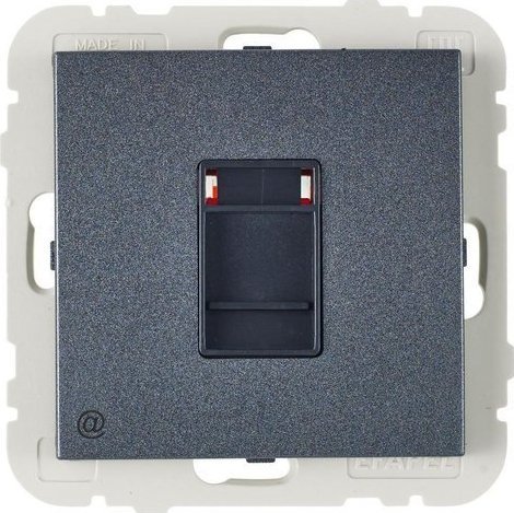 Efapel EFAPEL LOGUS90 GNIAZDO KOMPUTEROWE POJEDYNCZE KAT. 6 UTP NIEEKARNOWANE GRAFIT 90455 KWIS