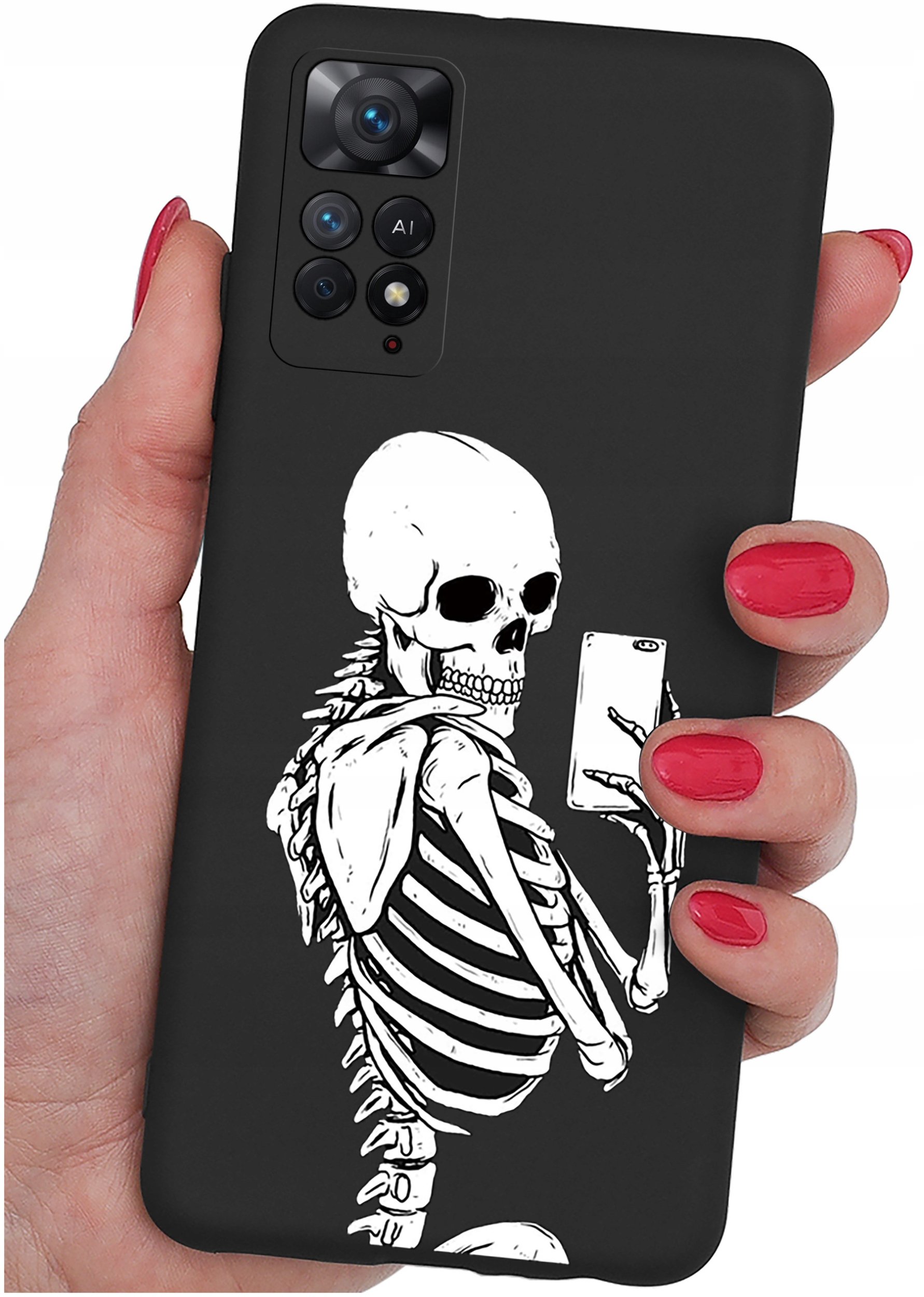 ETUI do Xiaomi Redmi Note 11 Pro | WZORY | SILIKONOWE MATT CASE + SZKŁO 9H