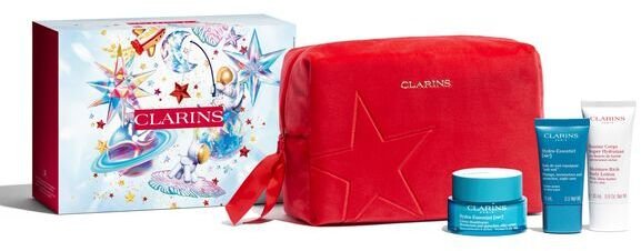 Clarins CLARINS - Zestaw do pielęgnacji twarzy, 4 części