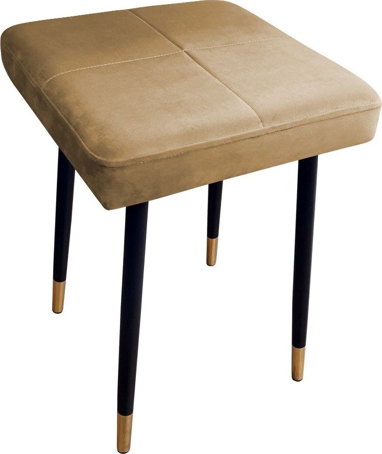 Atos Taboret SQUARE 2 MG VELVET beżowy