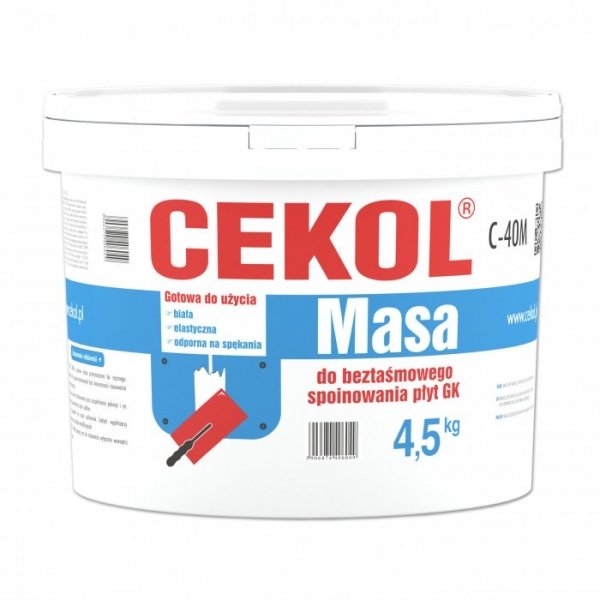 Cekol C-40M masa do beztaśmowego spoinowania GK 4,5kg