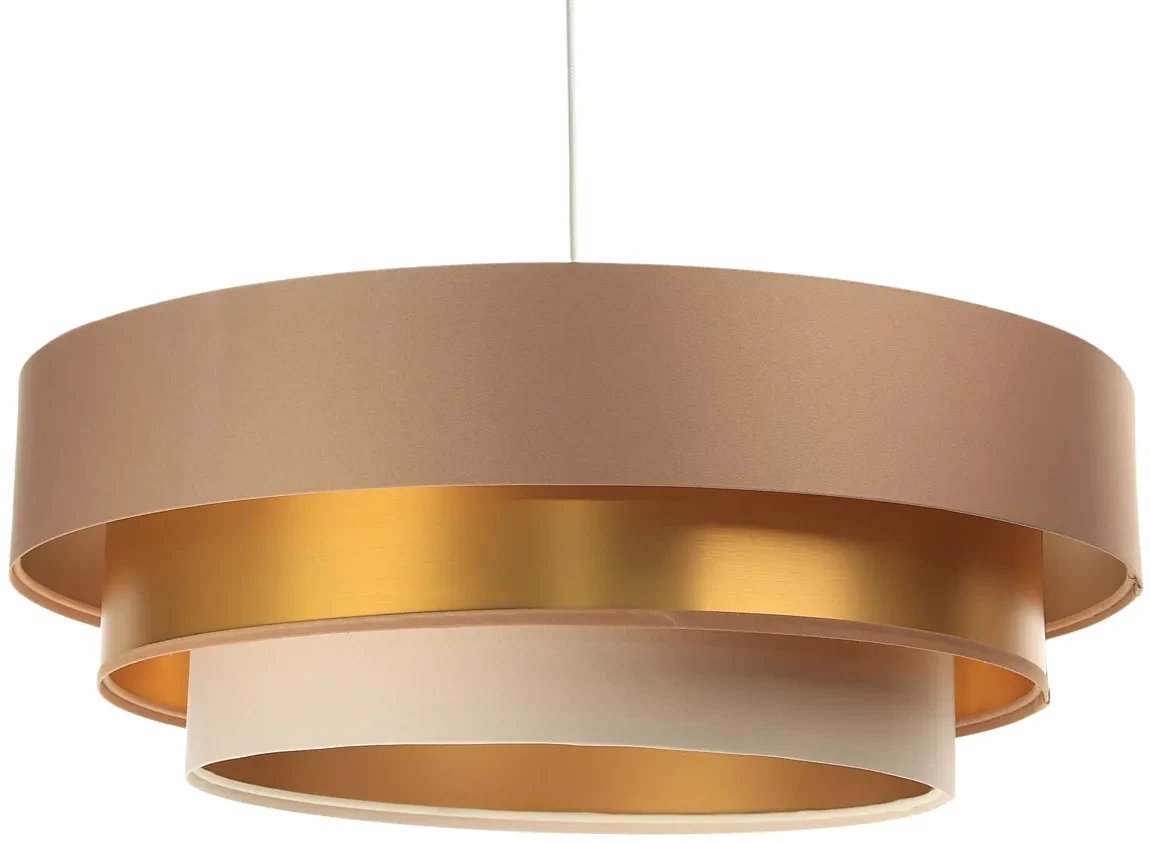 Lampa wisząca TRIO MIX beżowa/złota/kremowa BPS KONCEPT
