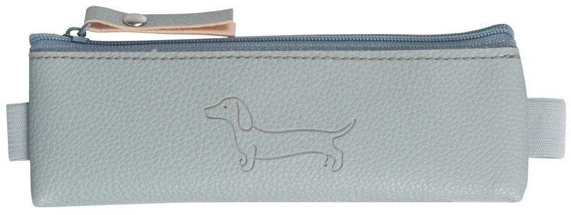 Saszetka mini z gumką na zeszyt Sharky jasno szara