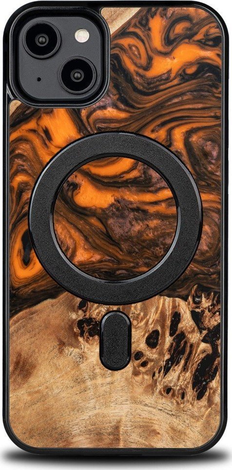BeWood Etui Bewood Unique na iPhone 14 Plus - Orange z MagSafe