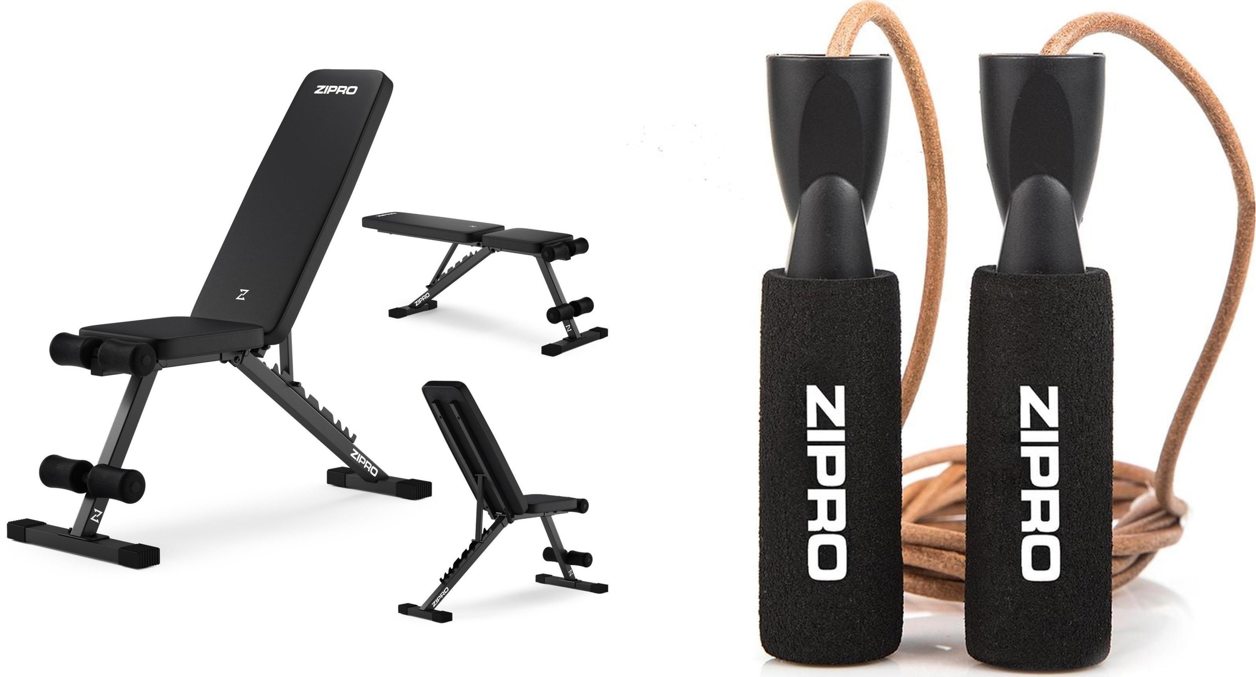 Zipro Ławka do ćwiczeń Zipro Stride + Skakanka Zipro