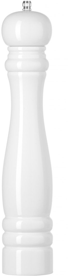 Młynek do mielenia soli drewniany biały śr. 60 x 315 mm - Hendi 469590 Hendi