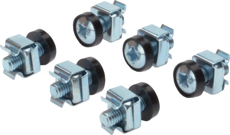 PremiumCord PremiumCord Sada montážní do racku ,50x šroub M6, 50x nut, 50x plastová podložka