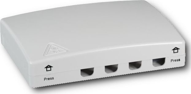 EFB Gniazdo klienckie FTTH wewnętrzne naścienne na 4x SC Simplex/LC Duplex IP20