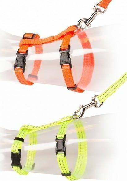 Duvo+ DUVO+ SZELKI DLA KOTA Z ODBLASKIEM 20-35cm / 10mm - 125cm 11205