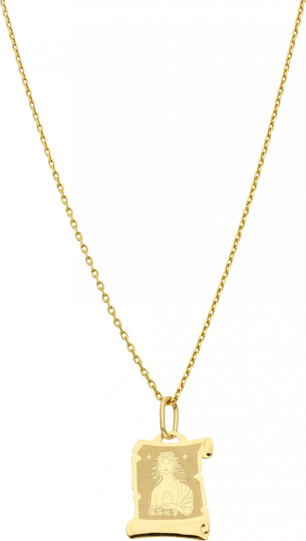 Rosanto Złota zawieszka znak zodiaku PANNA 585 14k