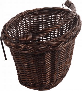 Wnuk Dziecięcy kosz rowerowy przedni (Haki/wenge)