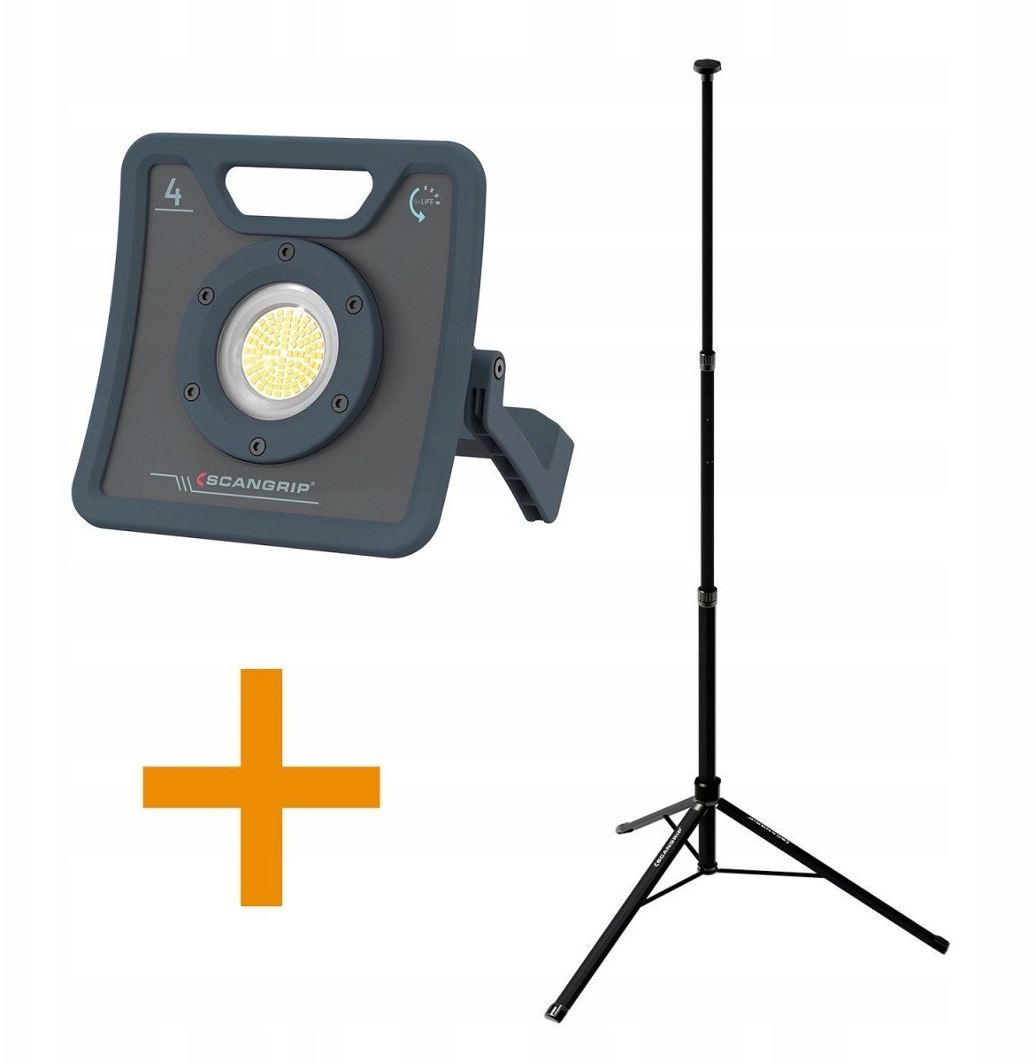 Scangrip Zestaw NOVA 4 Statyw 2 m 03.6202 + 03.5685 - 49.0594