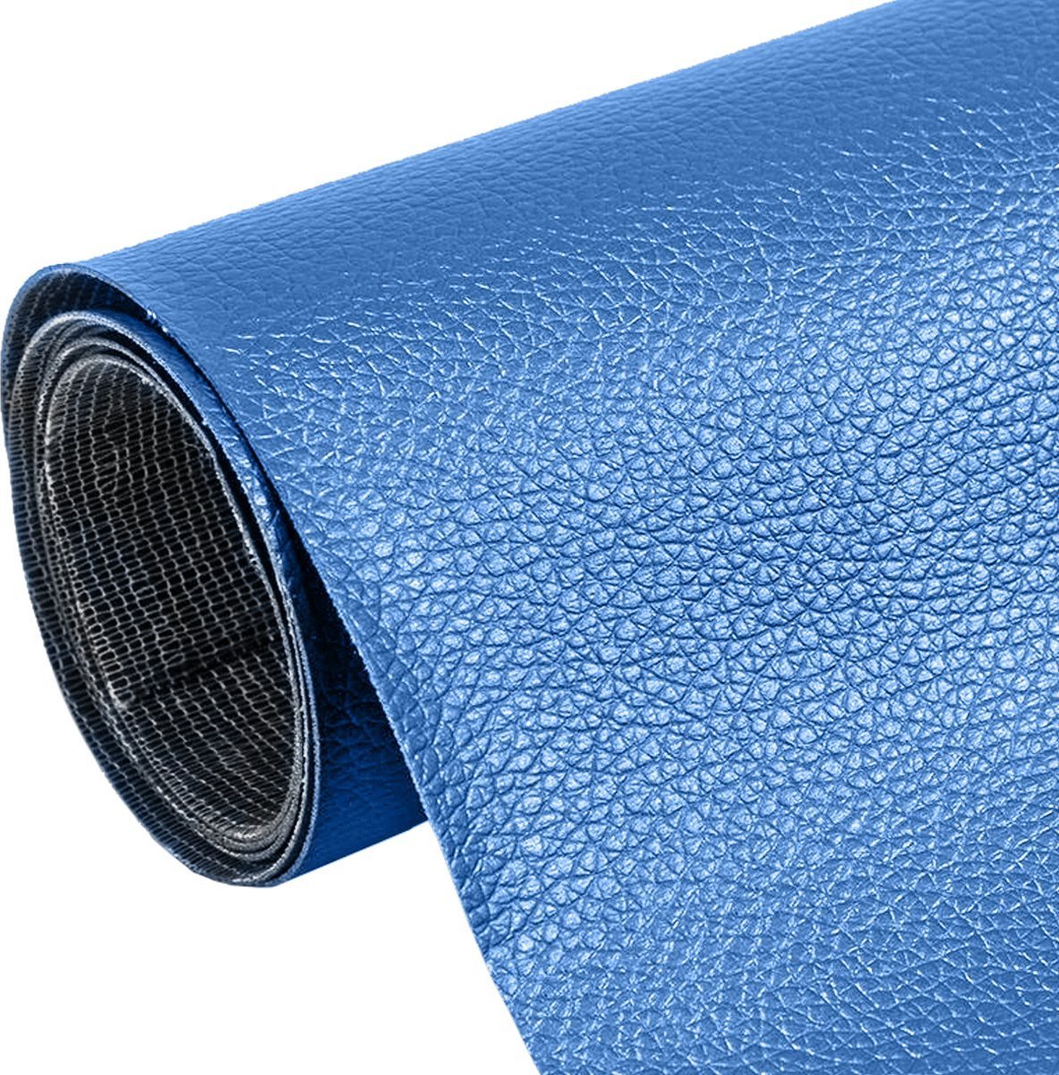 Heckermann Samoprzylepna łata skórzana 50x137cm Niebieska