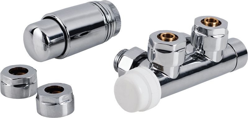 Perfexim Zintegrowany zestaw termostatyczny PHA-036 kątowy chrom (20-036-0000-000)