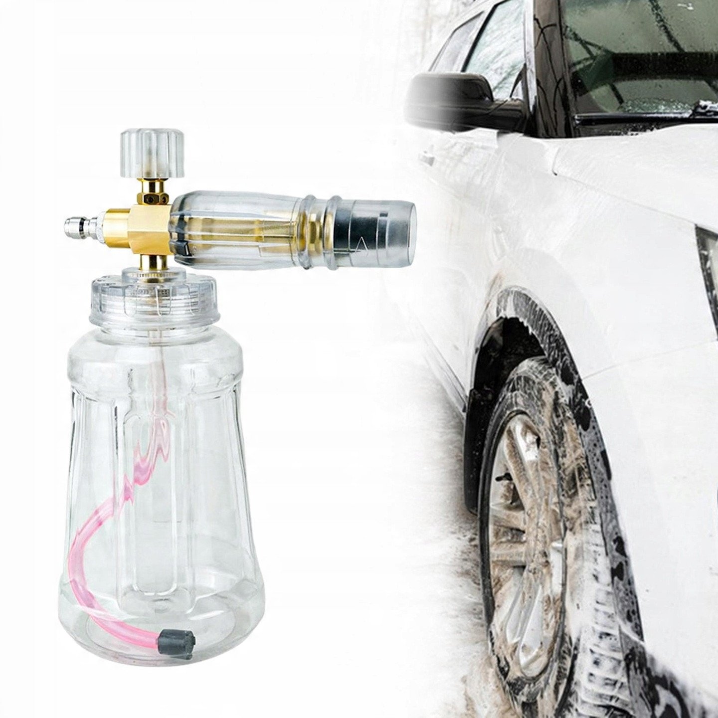 PIANOWNICA DO MYJKI 1L 1/4 REGULACJA STRUMIENIA DO CHEMII MOCNA MOSIĄDZ